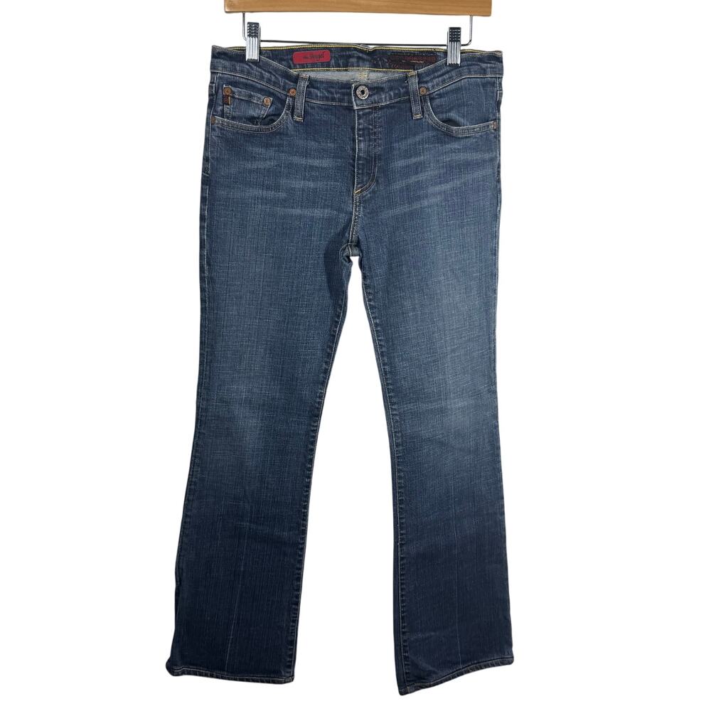 AG Adriano Goldschmied Jeans Women 30R the Angel Bootcut Dark Wash Western Boho